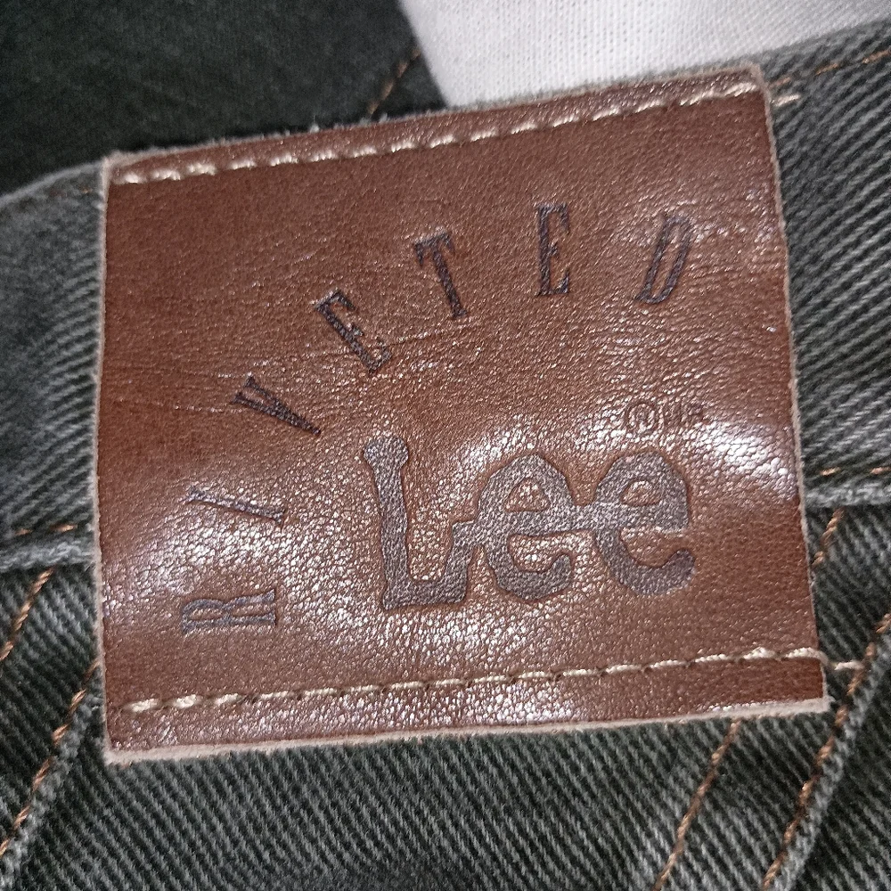 Vintage Lee Green High waist Mom Jeans Size Size 12 Short - Picture 6 of 13